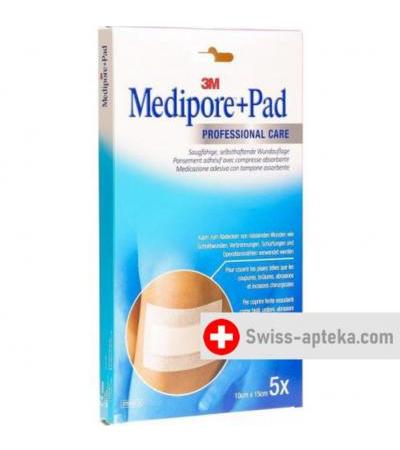 3M Medipore + Pad 10x15см / Wundkissen 5x10.5см 5 штук