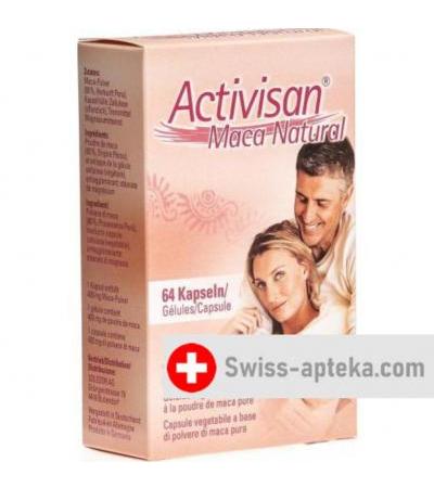 Activisan Maca Natural в капсулах 64 штуки