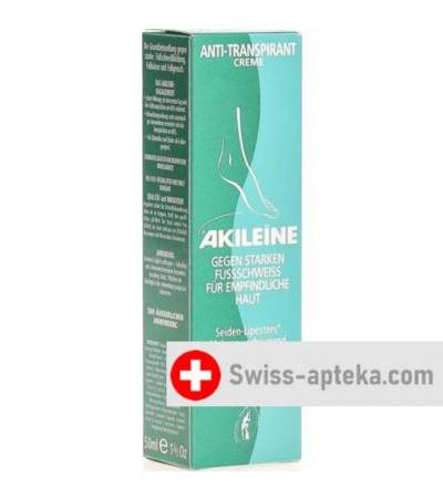 Akileine Grun Anti Transpirant крем в тюбике 50мл