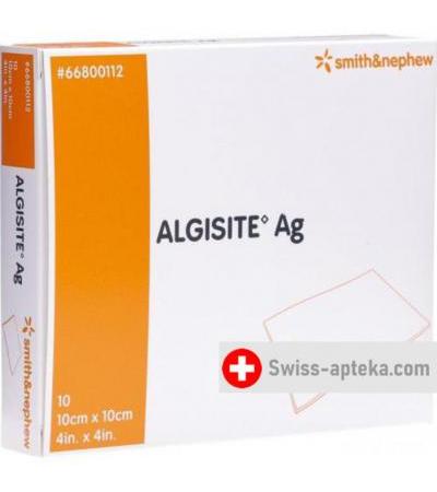 Algisite Ag Alginat Kompressen 10x10см 10 штук