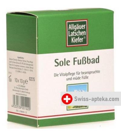 Allgauer Latschenkiefer Sole Fussbad 10x 10г