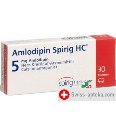 Амлодипин Спириг 5 мг 30 таблеток