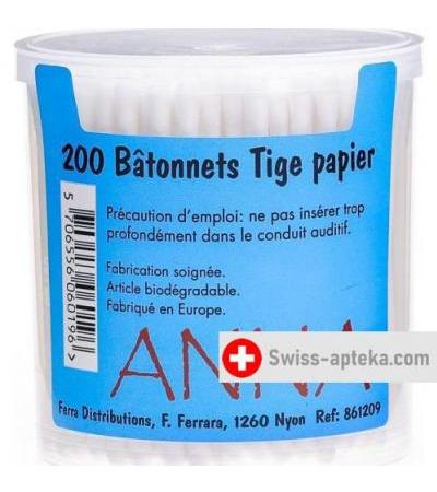 Anna Wattestabchen Papier 200 штук