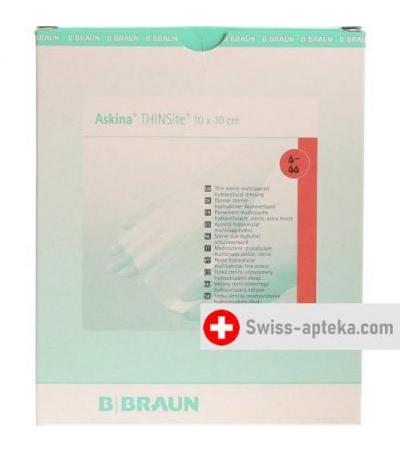 Askina THINSite Hydroaktiver повязка для ран 10x10см 10 штук