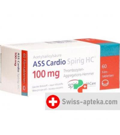 АСС Кардио Спириг 100 мг 60 таблеток покрытых оболочкой