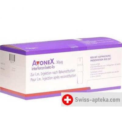 Авонекс 30 мкг 4 заполненных шприца 0.5 мл раствор для инъекций