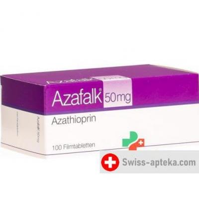 Азафальк 50 мг 100 таблеток покрытых оболочкой