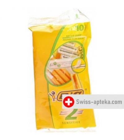 Bic 2 Sensitive Klingenrasierer 10 штук