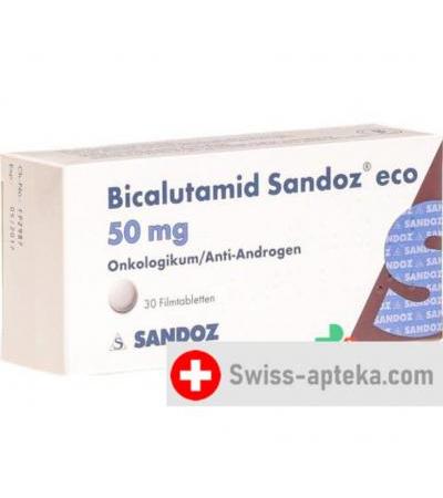 Бикалутамид Сандоз ЭКО 50 мг 30 таблеток покрытых оболочкой
