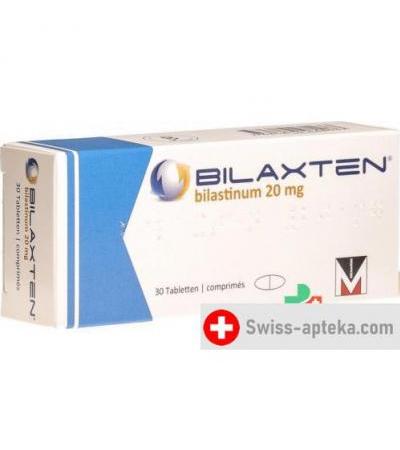 Билакстен 20 мг 30 таблеток