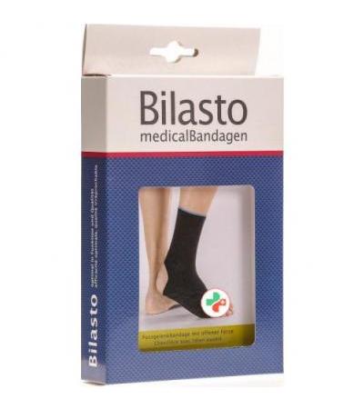 Bilasto Fussgelenkbandage Ferse Offen размер S Schwarz/Blau