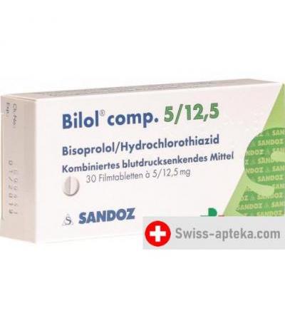 Билол комп 5/12.5 30 таблеток покрытых оболочкой
