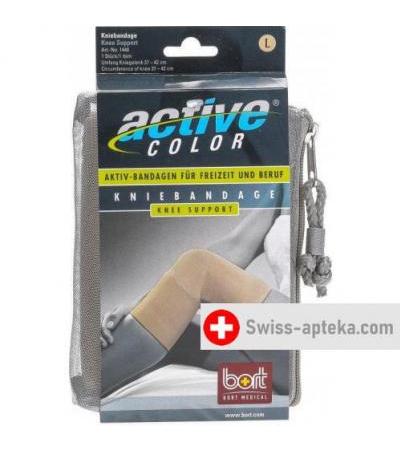 Bort Aktive Color Kniebandage размер L +37см Hautfarbe