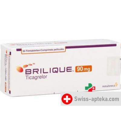 Бриликве 90 мг 56 таблеток покрытых оболочкой
