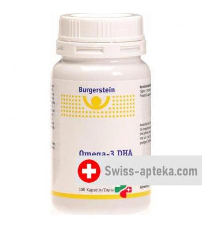 Бургерштейн Омега-3 докозагексаеновая кислота 100 капсул