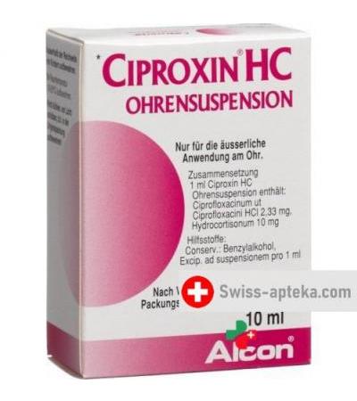 Ципроксин суспензия для ушей 10 мл
