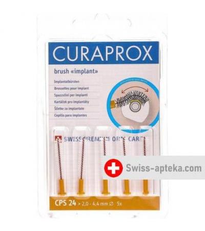 Curaprox CPS 24 Implantatbursten Orange 5 штук
