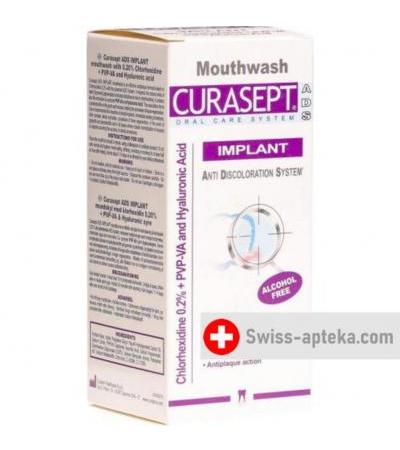 Curasept ADS Implant ополаскиватель для полости рта бутылка 200мл