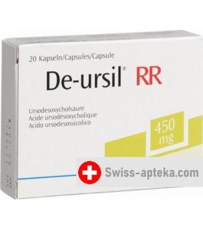 Де Урсил РР 450 мг 20 капсул