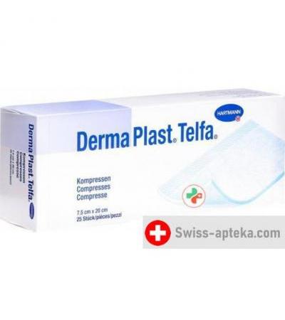 Dermaplast Telfa Kompressen 7.5x20см 25 штук