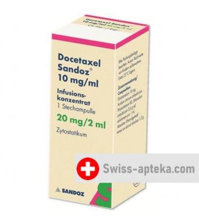 Доцетаксел Сандоз 20 мг/2 мл концентрат для инфузий 