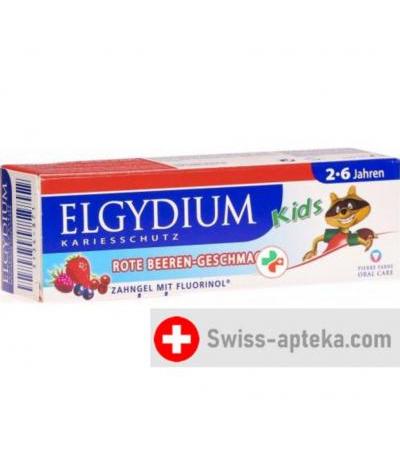 Elgydium Kids Rote Beeren 2-6 Jahr зубная паста 50мл