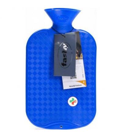 Fashy Warmeflasche Feines Design Blau