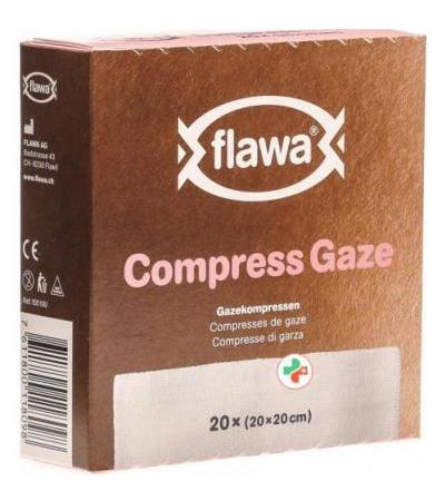 Flawa Compress Gaze Gazekompressen 20x20см 20 штук