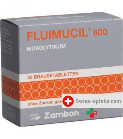 Флуимуцил 600 мг 30 растворимых таблеток
