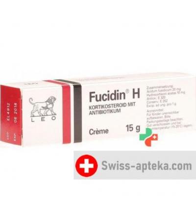 Фуцидин H крем 15 грамм