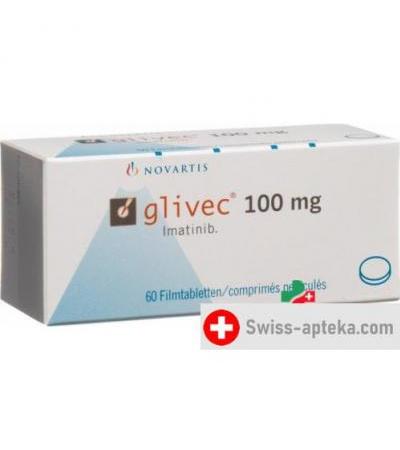 Гливек 100 мг 60 таблеток покрытых оболочкой
