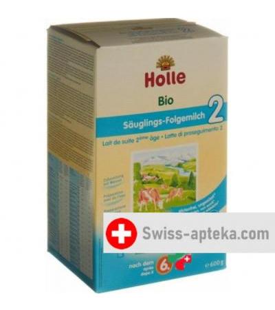 Холле органическая молочная смесь второго уровня после 6 месяцев 600 грамм