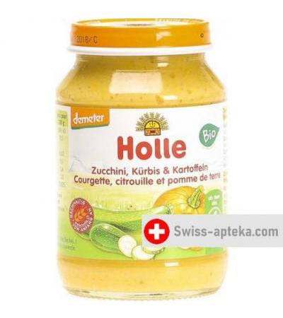 Holle Zucchini Kurbis Kartoffeln ab dem 4. Monat Bio Glas 190г