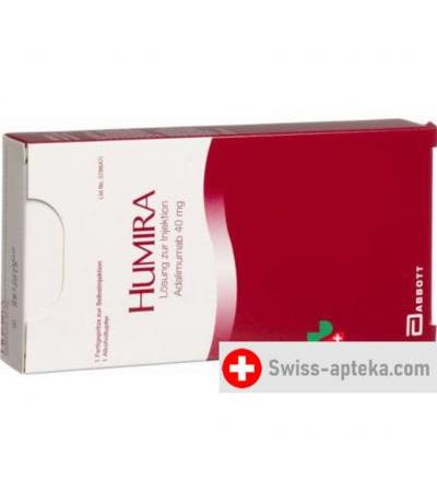 Хумира 40 мг/0.8 раствор для инъекций заполненный шприц