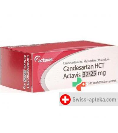Кандесартан НСТ Актавис 32/25 мг 100 таблеток 