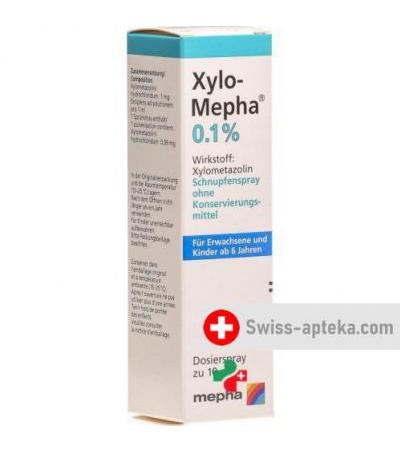 Ксило Мефа 0,1% назальный спрей 10 мл