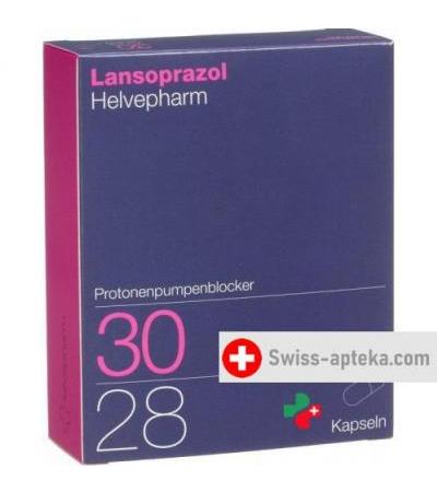 Лансопразол Хельвефарм 30 мг 28 капсул
