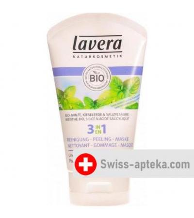 Lavera 3in1 Reinigung Peeling Maske 125мл