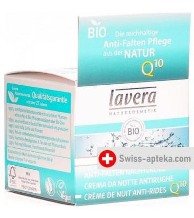 Lavera Basis Sensitiv Anti-Falten ночной крем Q10 50мл