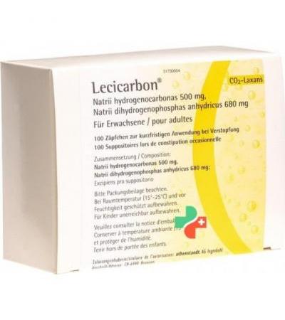 Лекикарбон 100 суппозиторий для взрослых