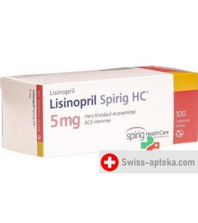 Лизиноприл Спириг таблеток 5 мг 100 таблеток