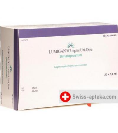 Люмиган Унит 0.3 мг/мл 30 X 0.4 мл глазные капли