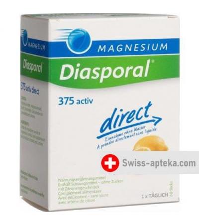 Magnesium Diasporal Activ Direct Zitrone 60 штук