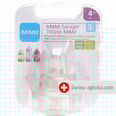 MAM Ersatzsauger бутылка размер 3 4+ Monate 2 штуки