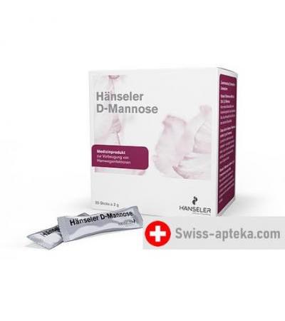 Манноза Хенселер Швейцария 2 грамма 30 пакетиков