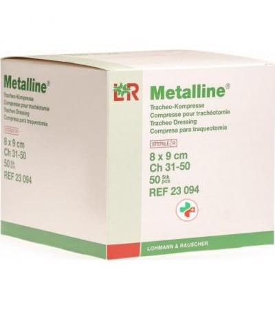 Metalline Tracheo-Kompressen стерильный 8x9см 50 пакетиков