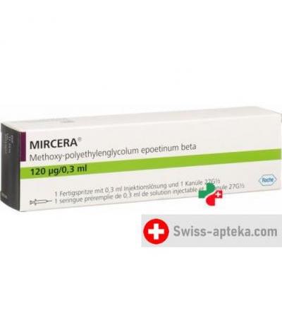 Мирцера 120 мкг/0.3 мл шприц заполненный