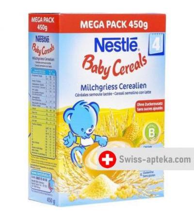 Nestle Baby Cereals Milchgriess Cerealien для 4-месячных 450г