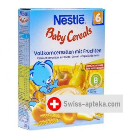 Nestle Baby Cereals Vollkorncerealien mit Fruchten для 6-месячных 250г