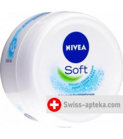 Nivea Soft увлажняющий крем Topf 300мл